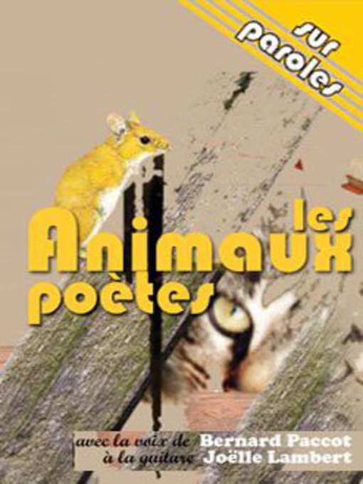 Cover image for Animaux Poètes